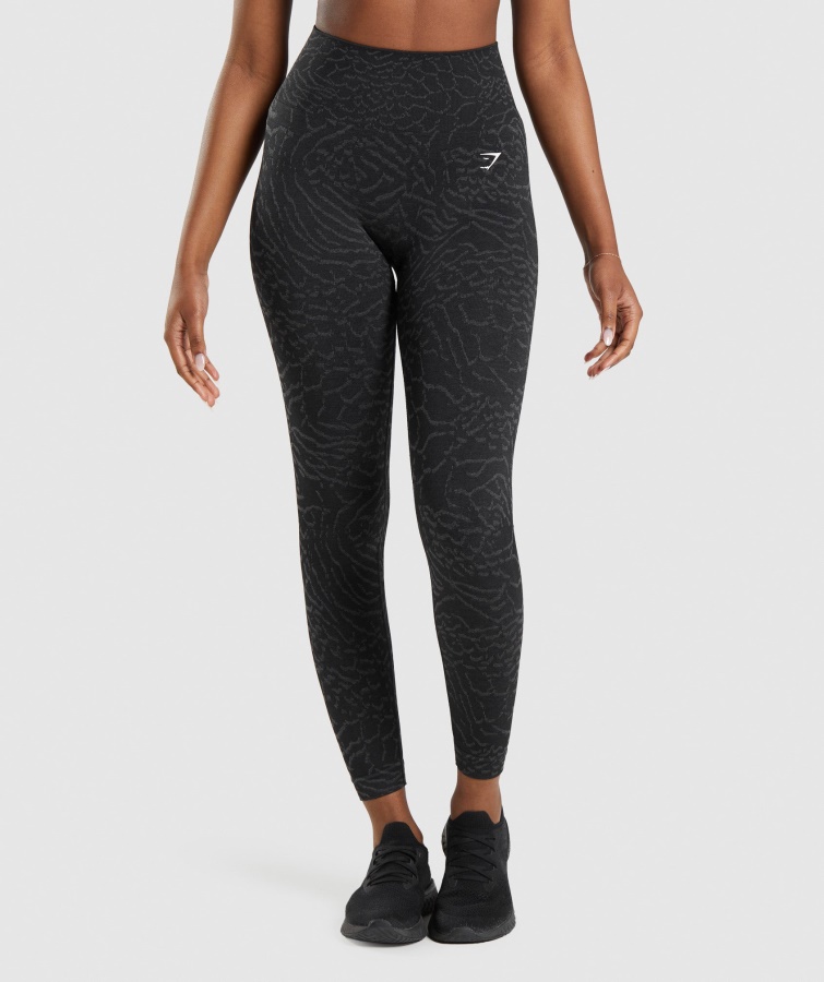 Adapt Animal Nahtlose Leggings Hybrid-schwarz Gymshark