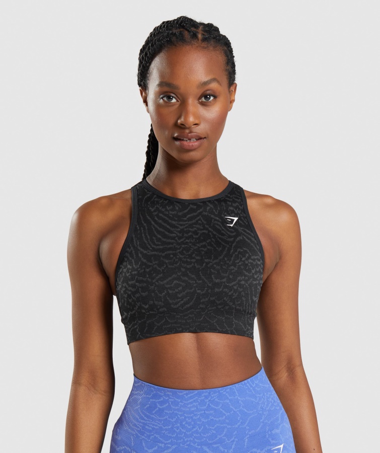Adapt Animal Seamless Sport-bh Hybrid-black Gymshark