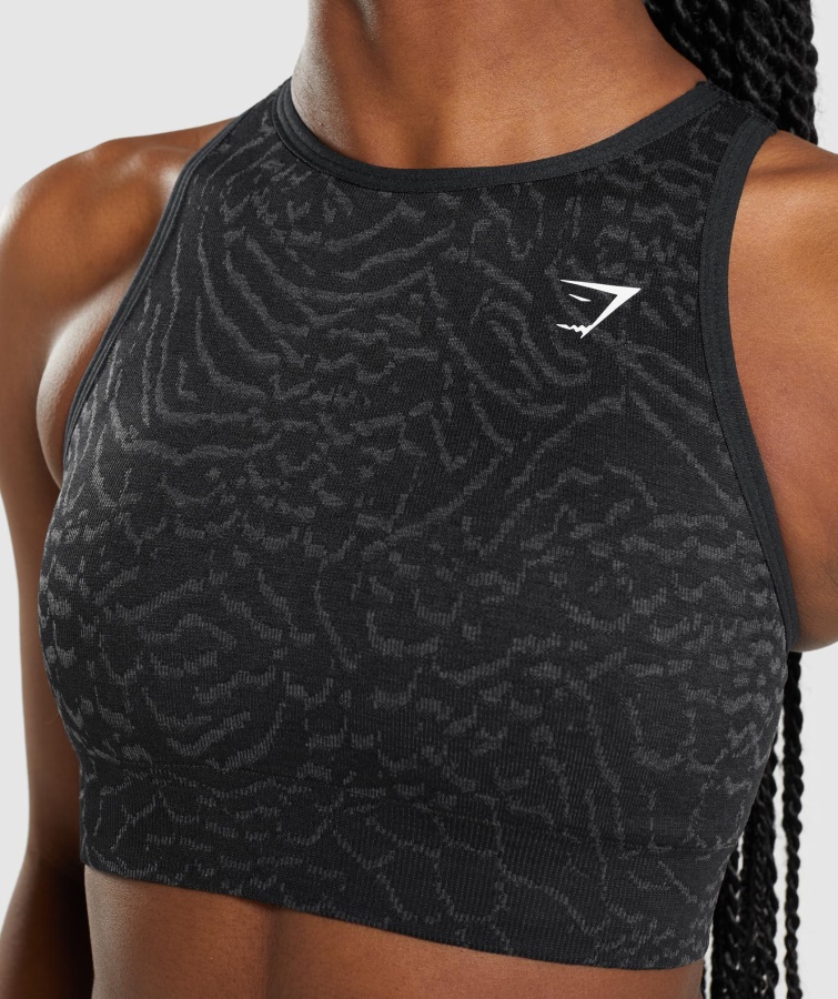 Adapt Animal Seamless Sport-bh Hybrid-black Gymshark