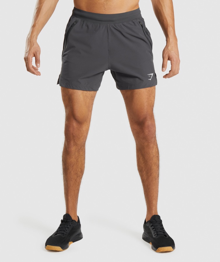 Apex 5" Perform Shorts Onyxgrau Gymshark