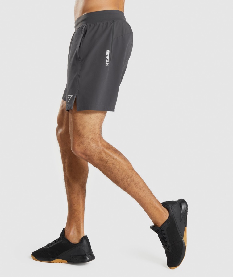 Apex 8" Funktionsshorts Onyxgrau Gymshark