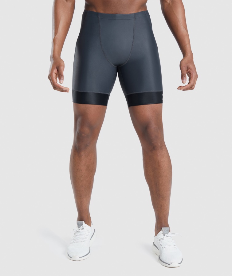 Apex Multi Shorts Onyxgrau-schwarz Gymshark