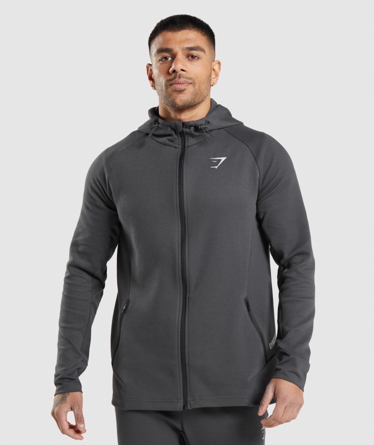 Apex Technische Jacke Onyxgrau Gymshark
