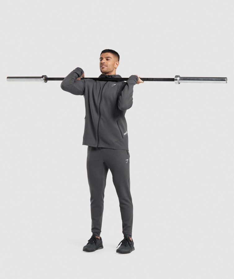 Apex Technische Jacke Onyxgrau Gymshark