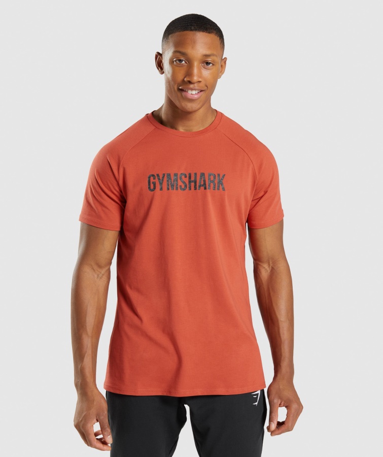 Apollo Camo T-shirt Blazer Rot Gymshark