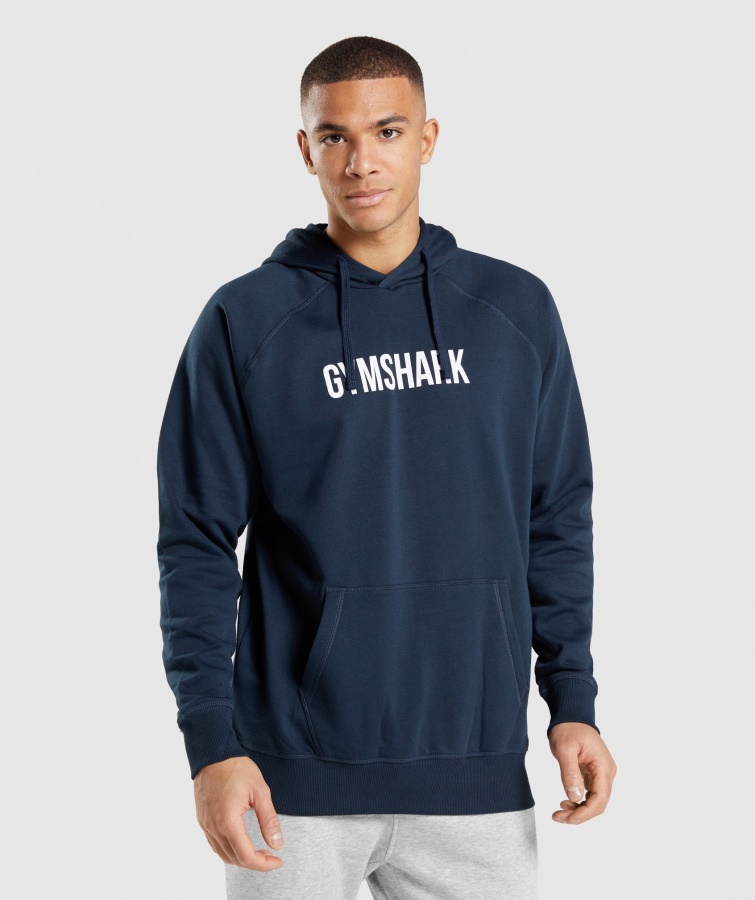 Apollo Hoodie Navy Gymshark