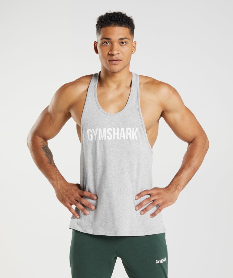 Apollo Stringer Hellgrau Meliert Gymshark