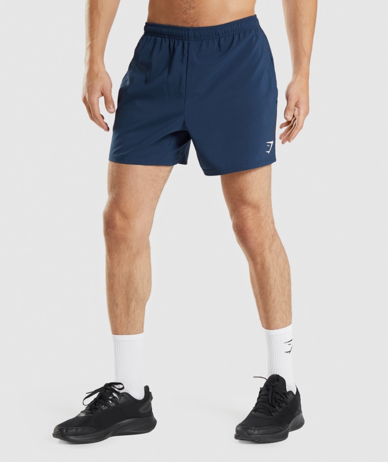 Arrival 5" Shorts Navy Gymshark