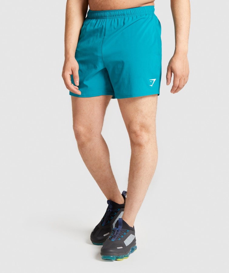 Arrival 5" Shorts Teal Gymshark
