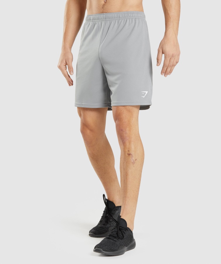 Strickshorts Rauchgrau Gymshark