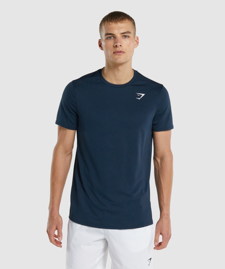 Arrival Regular Fit T-shirt Navy Gymshark