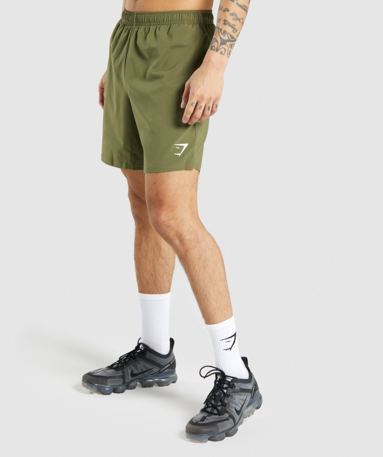 Arrival Shorts Dunkelgrün Gymshark