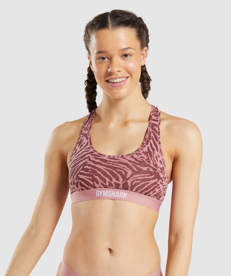 Bralette Aus Baumwolle Alice Pink Gymshark