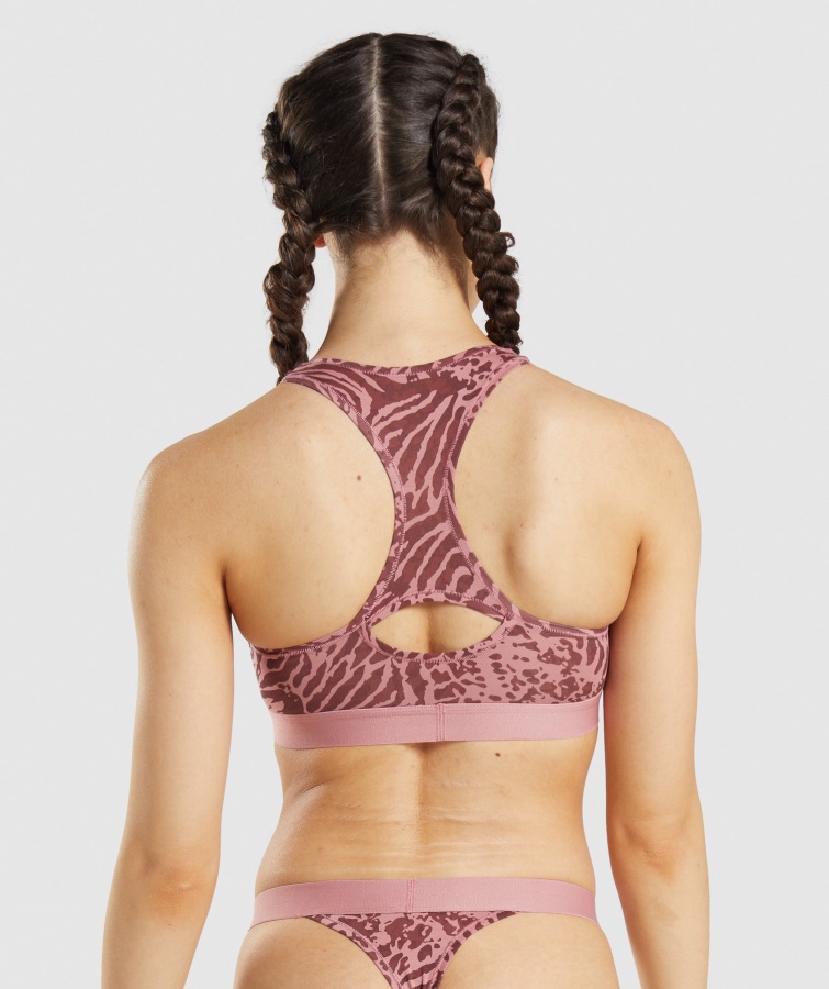 Bralette Aus Baumwolle Alice Pink Gymshark