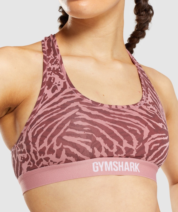 Bralette Aus Baumwolle Alice Pink Gymshark
