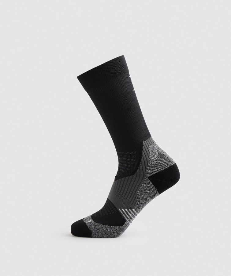 Crew Performance Socken Schwarz Gymshark