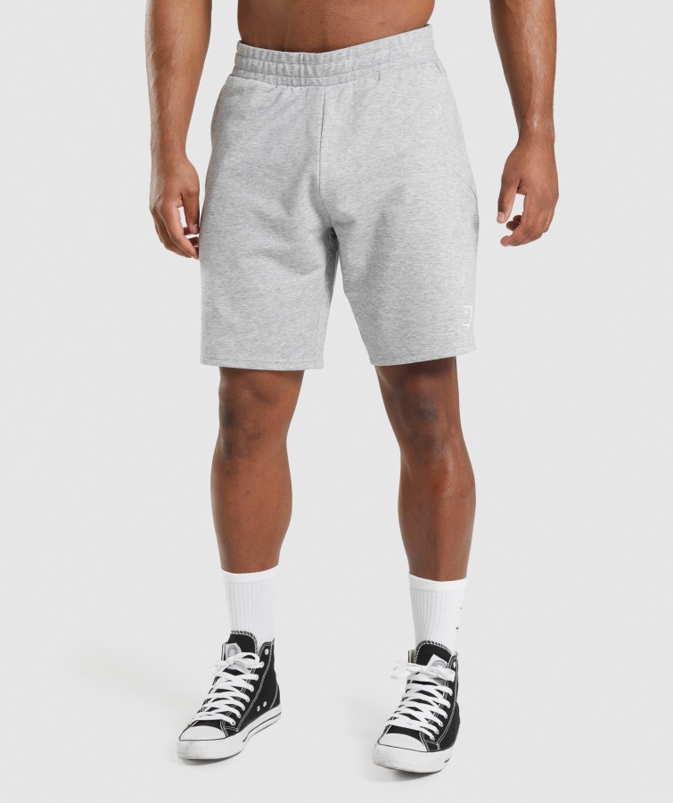 Critical 9" Short Light Grey Core Merl Gymshark