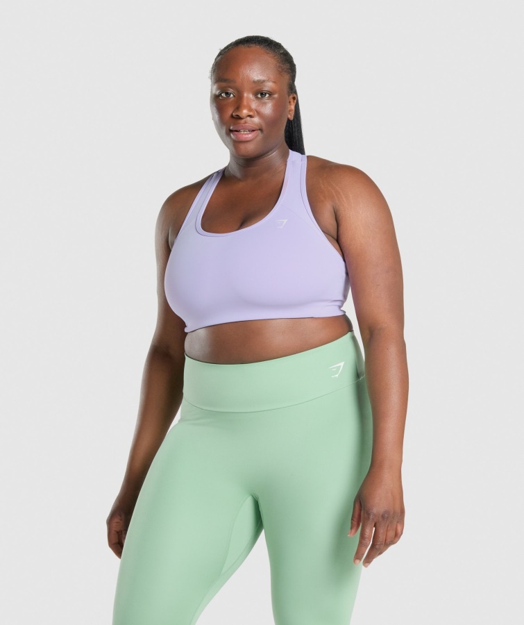 Essential Sport-BH Mit Racerback Helllila Gymshark