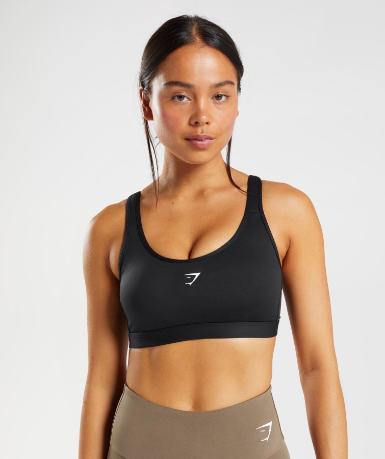 Bruch Sport-BH Schwarz-weiß Gymshark