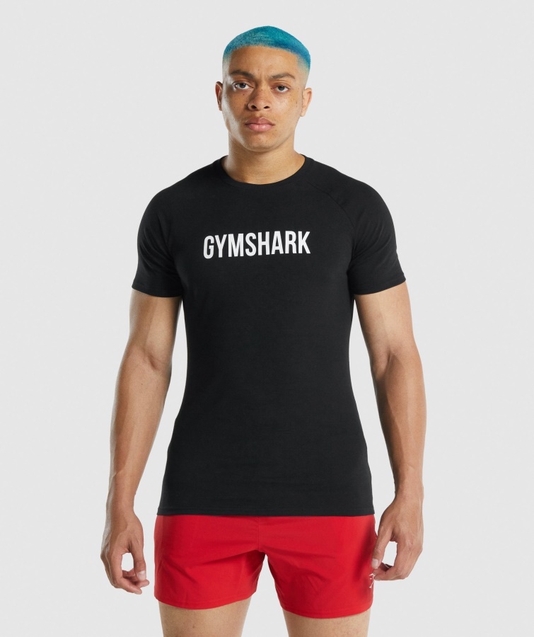 Gymshark Apollo T-shirt Schwarz