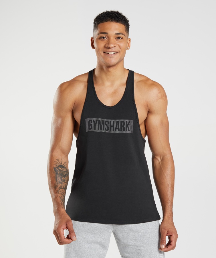 Gymshark Schwarzer Blockstringer