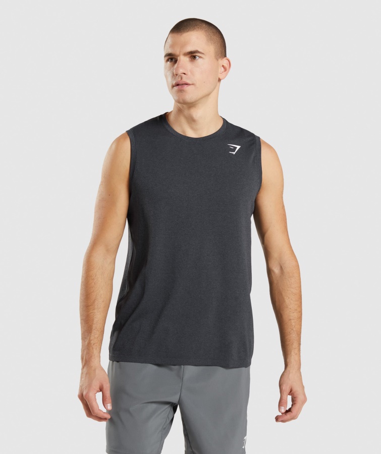 Gymshark Black Merl Arrival Tanktop