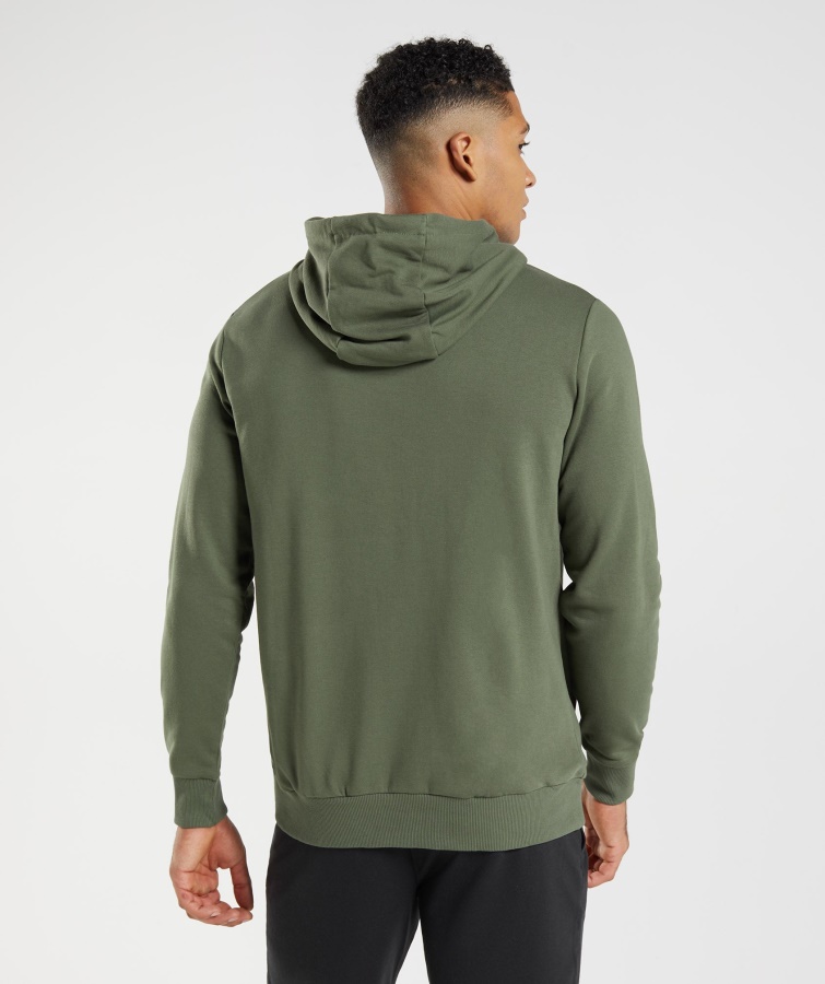 Gymshark Block Hoodie Kernoliv