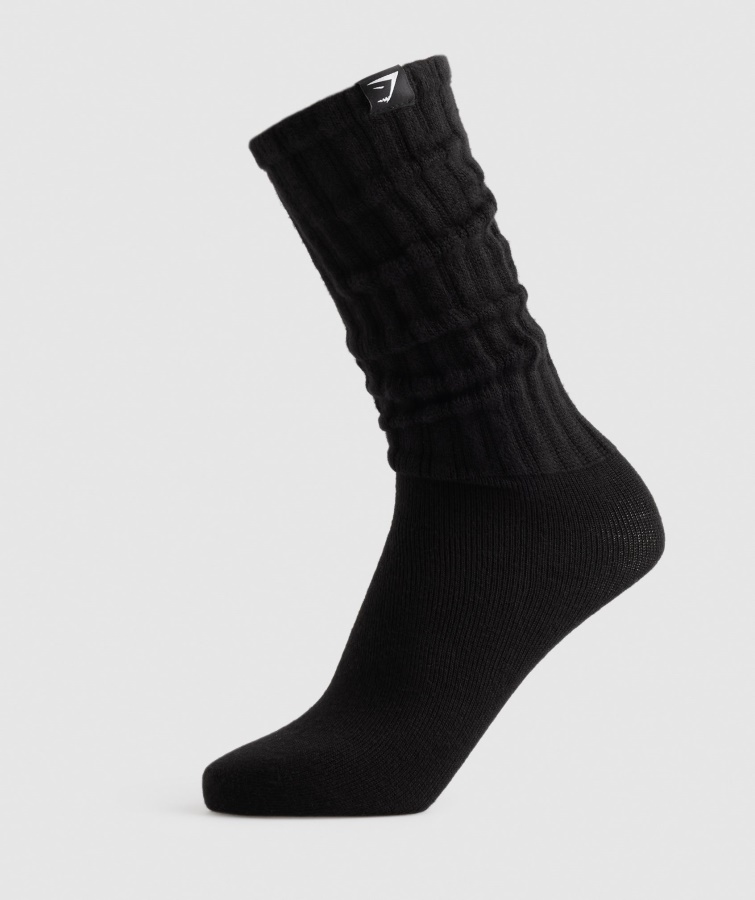 Gymshark Comfy Rest Day Socken Schwarz