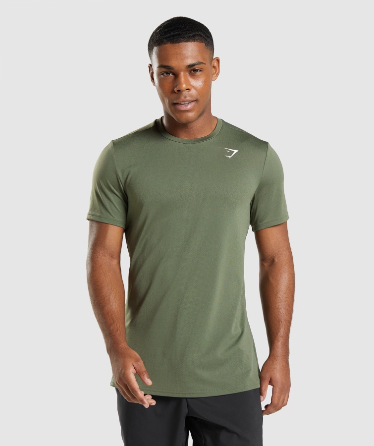 Gymshark Core Olive Ankunfts-T-Shirt