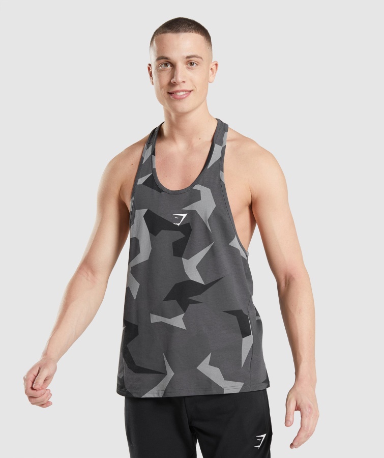 Gymshark Critical Stringer Schwarzer Druck