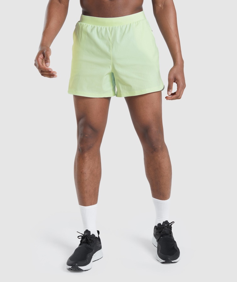 Gymshark Gurkengrüne Speed ​​Evolve 5" Shorts