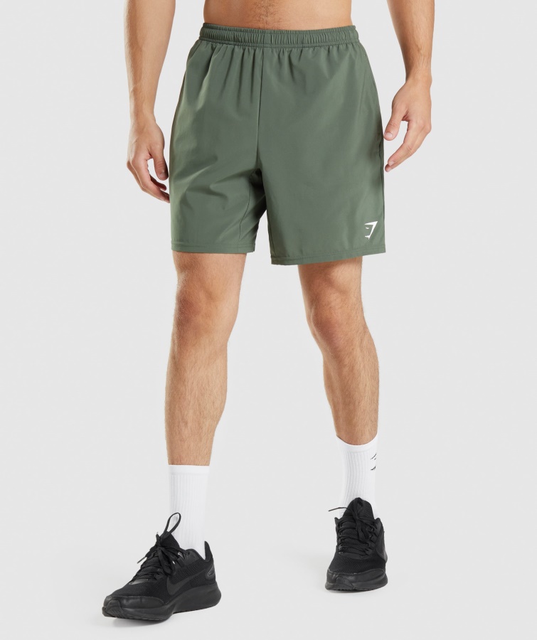 Gymshark Green Arrival 7" Shorts