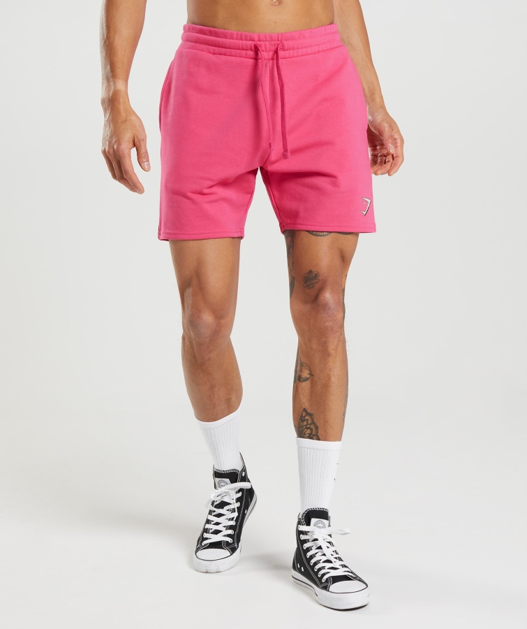 Gymshark Hibiscus Pink Shorts Mit Bubble-Print