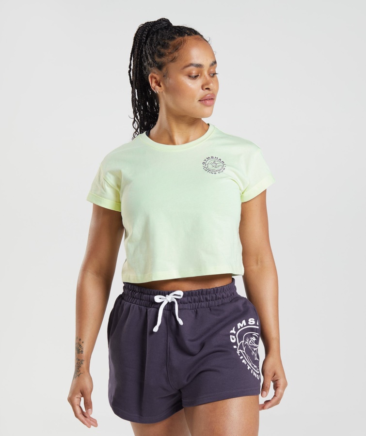 Gymshark Legacy Crop Top Gurkengrün