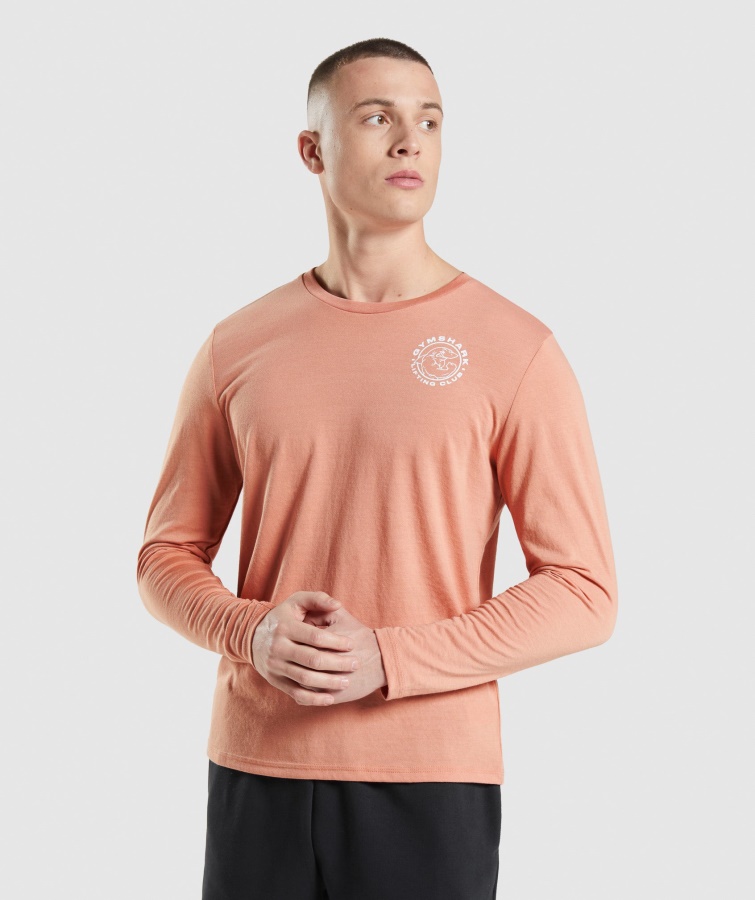 Gymshark Legacy Langarm T-shirt Nevada Pink