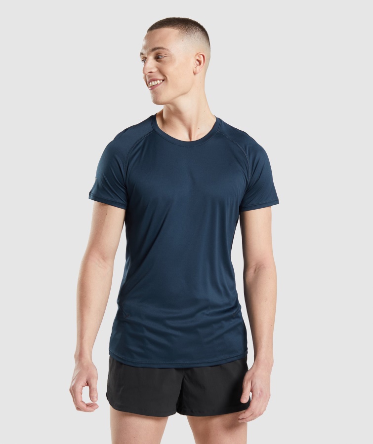 Gymshark Navy Speed ​​Evolve T-Shirt