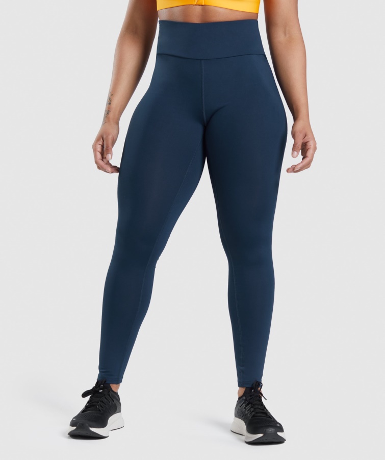 Gymshark Speed-Leggings Marineblau