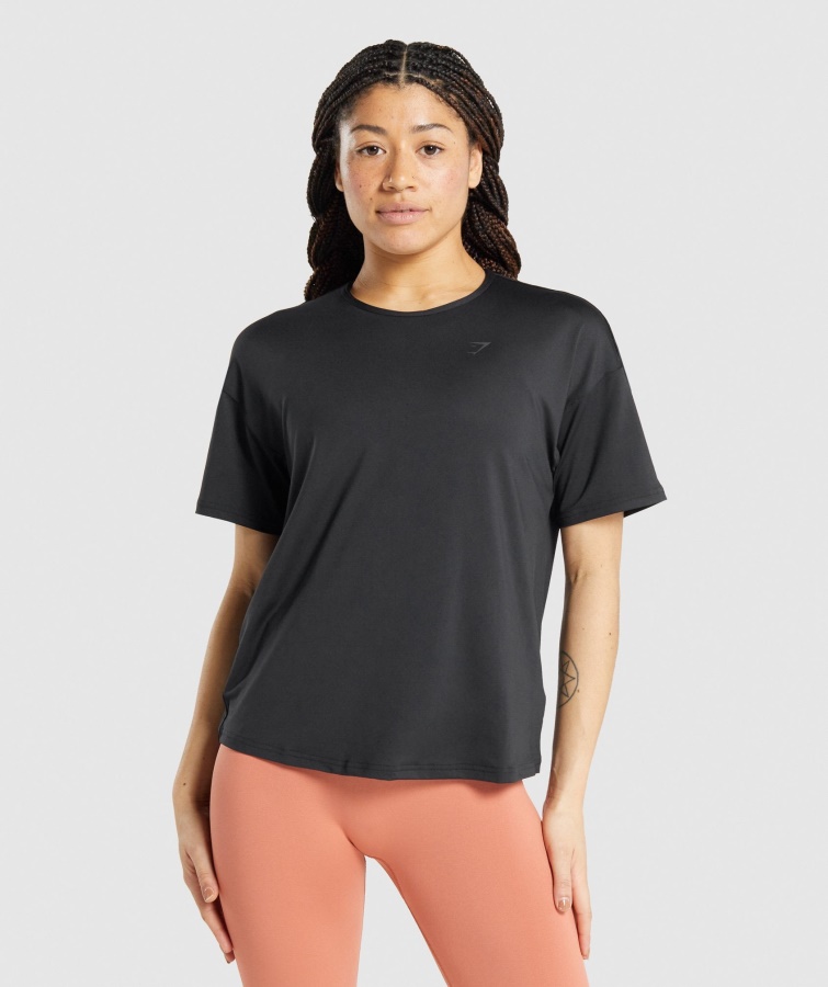 Gymshark Studio T-Shirt Schwarz