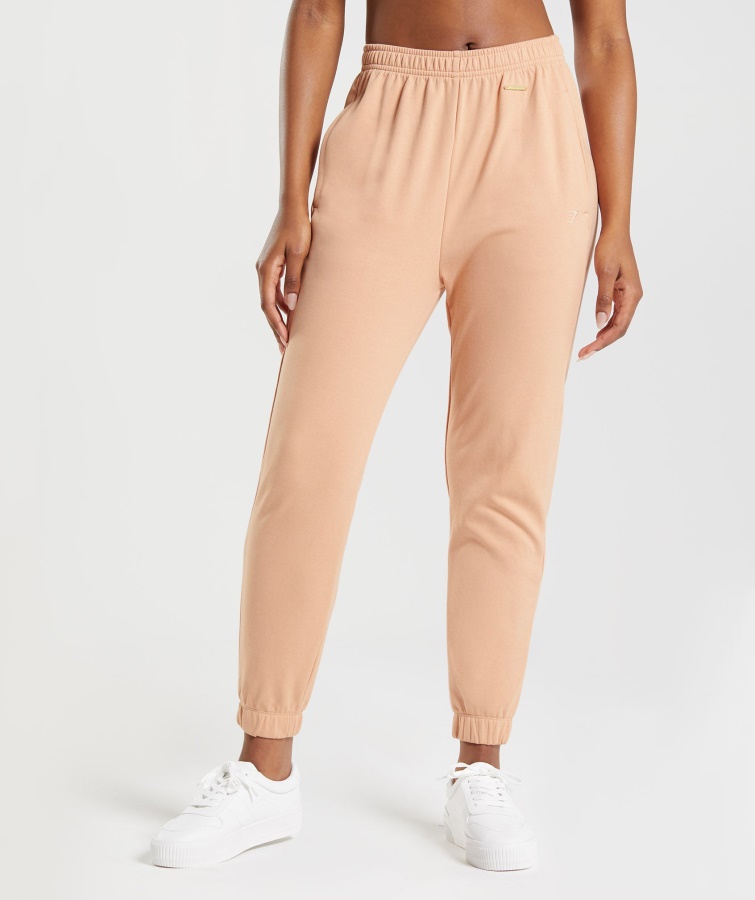 Gymshark Sunset Beige Whitney Lockere Jogginghose