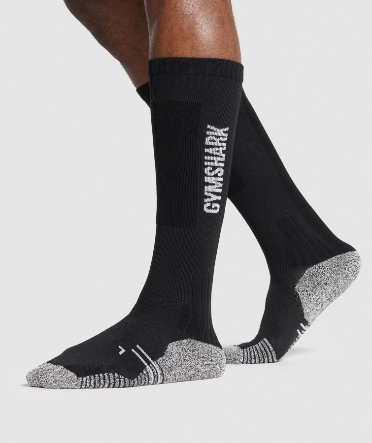 Gymshark Gewichthebersocken Schwarz