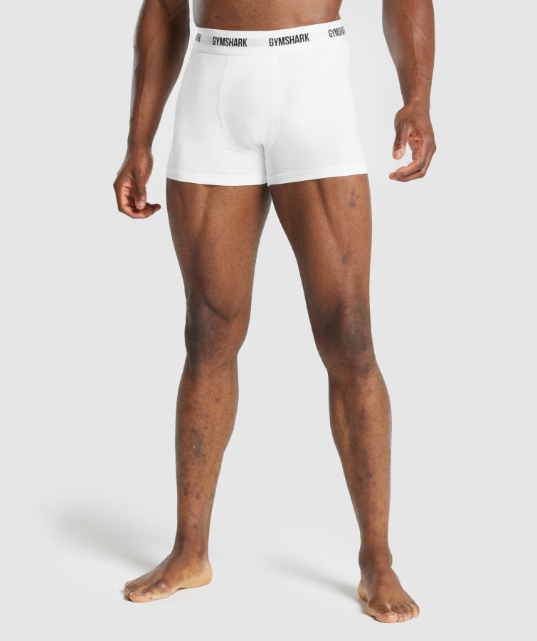 Gymshark Weiße Boxershorts 2er-Pack