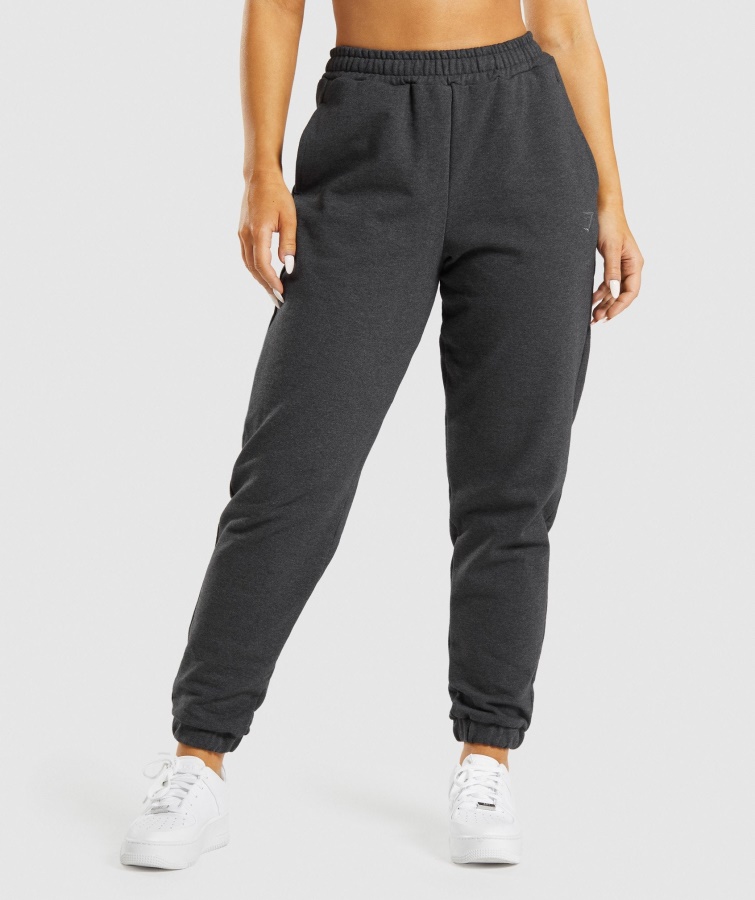 Rest Day Sweats Jogginghose Schwarz Meliert Gymshark