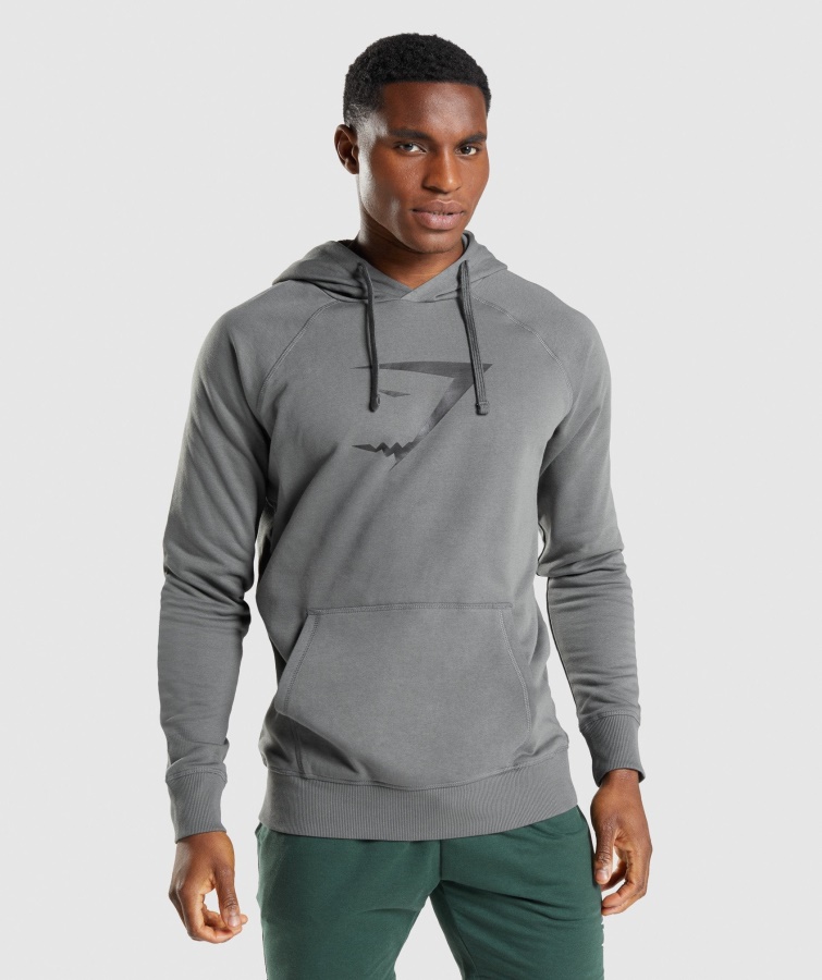Hoodie Mit Sharkhead-Füllung, Anthrazit, Gymshark