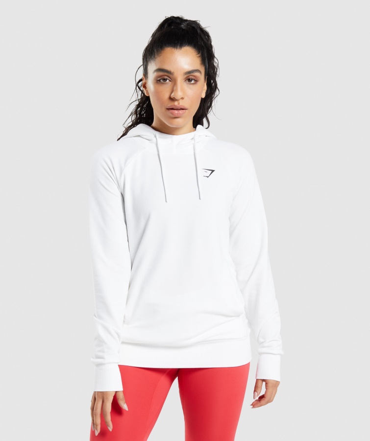 Trainings-Hoodie Weiß Gymshark