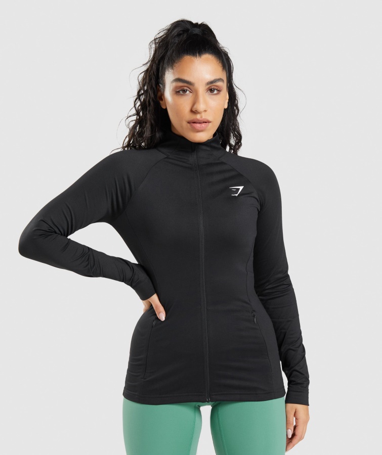 Trainingsjacke Schwarz Gymshark