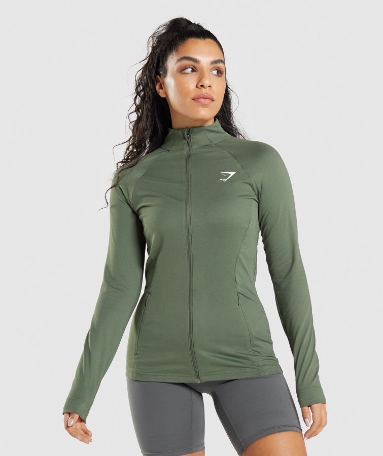 Trainingsjacke Core Olive Gymshark