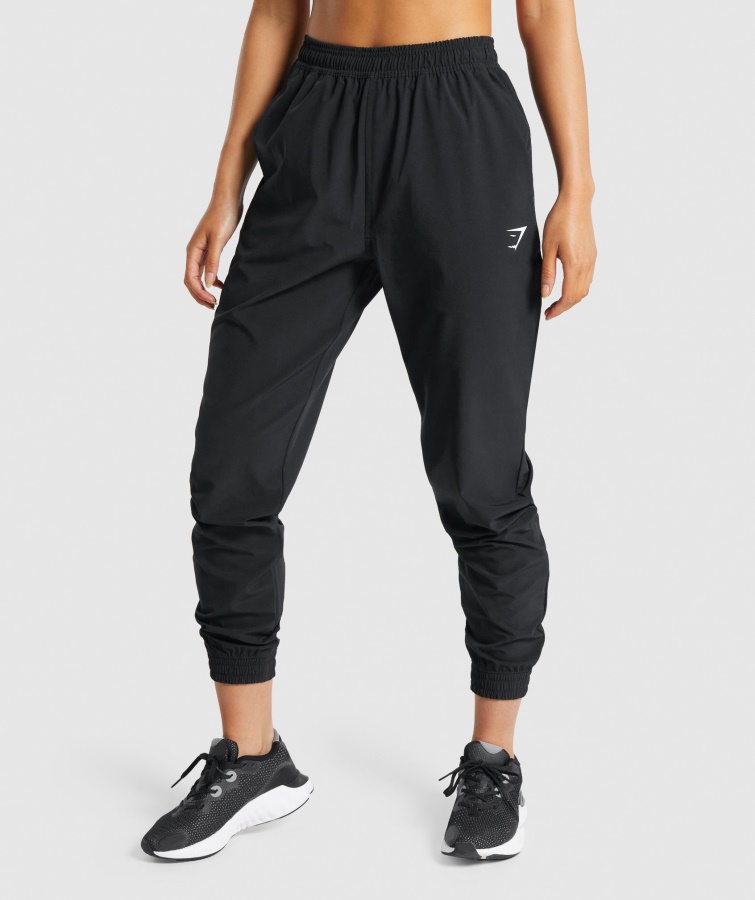 Training Gewebte Jogginghose Schwarz Gymshark