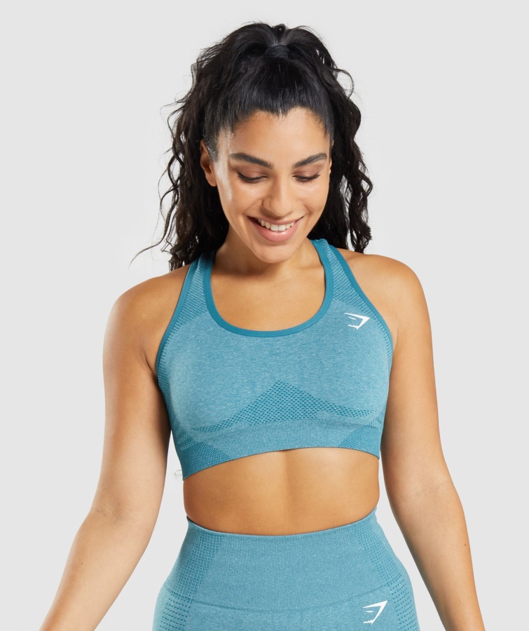 Vital Seamless 2.0 Sport-BH Tahoe Teal Marl Gymshark